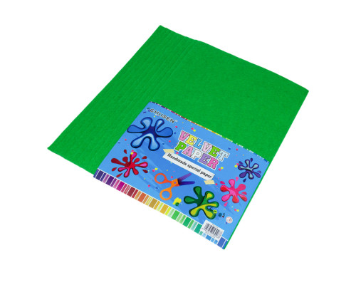 Fetru 20*30cm verde, 2mm, 10 coli (10)