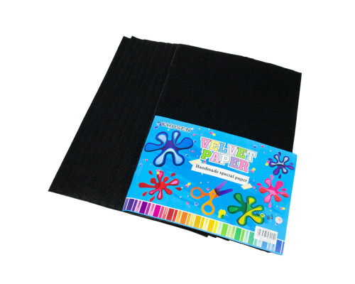 Fetru 20*30cm negru, 2mm, 10 coli (10)