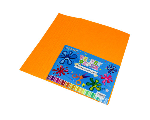 Fetru 20*30cm oranj, 2mm, 10 coli (10)