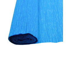 Hartie creponata densa, 0,5*2,5m , albastru (100)