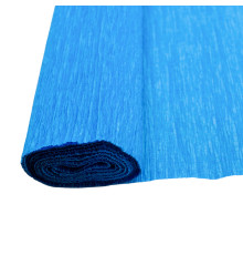 Hartie creponata densa, 0,5*2,5m , albastru (100)