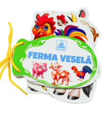 Carte cartonata cu siret. Ferma vesela N*8276