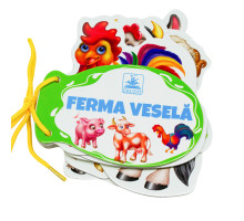 Carte cartonata cu siret. Ferma vesela N*8276