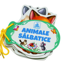 Carte cartonata cu siret. Animale salbatice N*8283