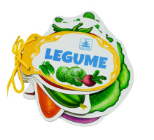 Carte cartonata cu siret. Legume N*8221