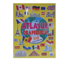 Atlasul drapeleor +208 autocolante N*8467