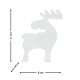 Фигурка декоративная "Олень1", гипс, 11*8*2 см CM*