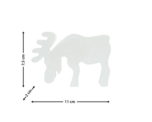 Figurină decorativă „Cerbul 2”, gips, 7.5*11*2 cm CM*