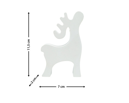 Figurină decorativă „Cerbul 3”, gips, 11,5*7*2 cm CM*