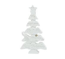 Фигурка декоративная "Ёлка Merry Christmas", гипс, 16*9*2 см CM*