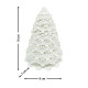 Figurină decorativă „Brad din flori”, gips, 10*8*7 cm CM*