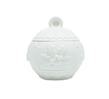 Lădiță decorativă „Glob de Crăciun”, gips, 7*7*7 cm 2 piese CM*