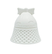 Lădiță decorativă „Clopoțel de Crăciun”, gips, 8*8*8 cm 2 piese CM*