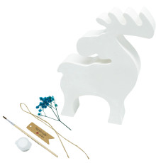 Set creatie „Cerbul 1”, gips, 11*8*2 cm + vopsele si accesorii CM*