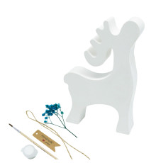 Set creatie „Cerbul 3”, gips, 11,5*7*2 cm + vopsele si accesorii CM*