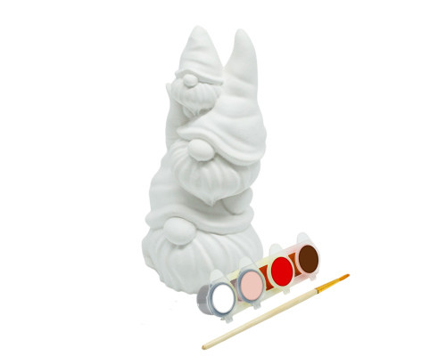 Set creatie „Brad- 3 pitici”, gips, 9*5*3 cm + vopsele CM*