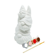 Set creatie „Brad- 3 pitici”, gips, 9*5*3 cm + vopsele CM*