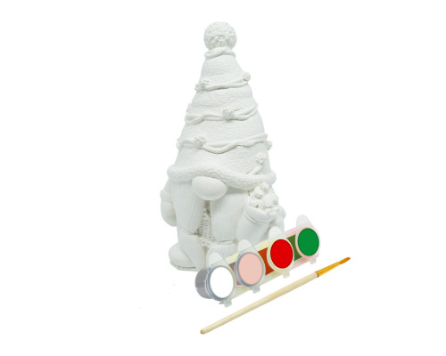 Set creatie „Рitic cu cadou”, gips, 9*5*4 cm + vopsele CM*