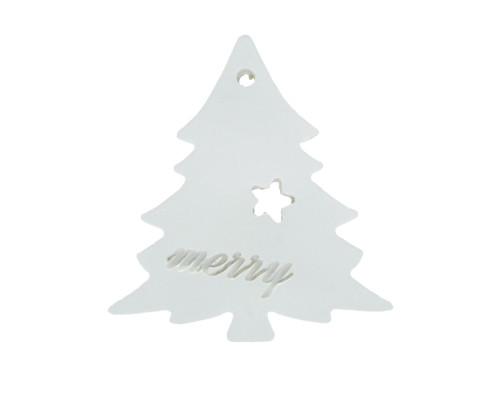 Подвеска новогодняя "Ёлочка", гипс, 8,5*8*1 см CM*