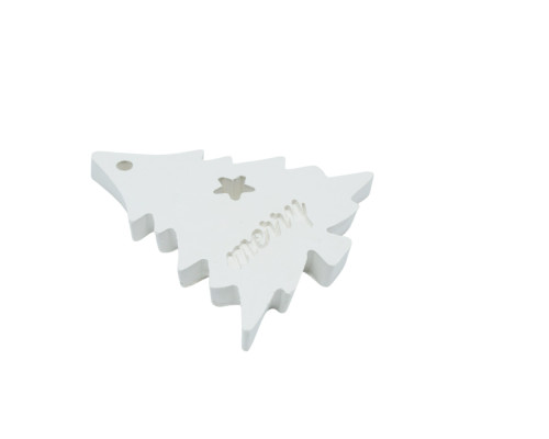 Pandantiv de Crăciun "Brad", gips, 8,5*8*1 cm CM*