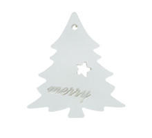 Подвеска новогодняя "Ёлочка", гипс, 8,5*8*1 см CM*