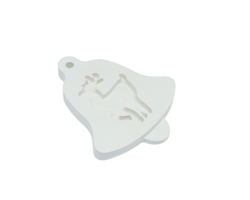 Pandantiv de Crăciun "Clopotel", gips, 9,5*8*1 cm CM*