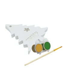 Set creatie pandantiv "Brad", gips, 8,5*8*1 cm + vopsele CM*