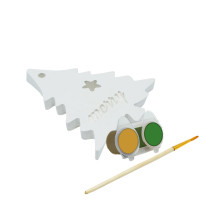 Set creatie pandantiv "Brad", gips, 8,5*8*1 cm + vopsele CM*