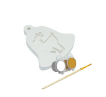 Set creatie pandantiv "Clopotel", gips, 9,5*8*1 cm + vopsele CM*