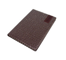 Carnet А5 80foi, matematica, piele eco cu perforații și sclipici, ciocolata, 9201 (1/40)