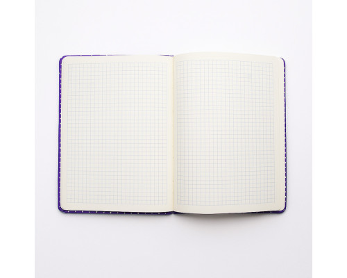 Carnet А5 80foi, matematica, piele eco cu perforații și sclipici, levănţică, 9202 (1/40)