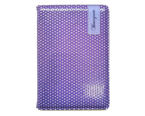 Carnet А5 80foi, matematica, piele eco cu perforații și sclipici, levănţică, 9202 (1/40)