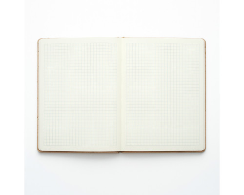 Carnet А5 80foi, matematica, piele eco cu perforații și sclipic, bej, 9203 (1/40)