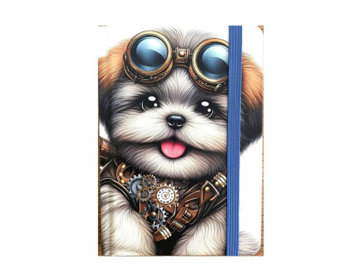 Carnet А6 80foi, matem., coperta tare cu elastic, N9833 (40)