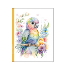 Блокнот B6 (128х165мм), 48 л, клетка, интегр. обложка, 23176 (10)