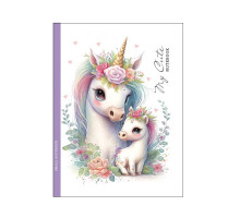 Блокнот B6 (128х165мм), 48 л, клетка, интегр. обложка, 23179 (10)