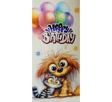 Plic felicitare pentru bani 168x84mm КВ 25-179 (10/300)