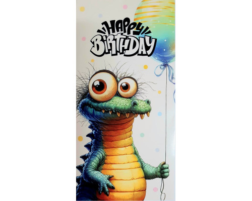 Plic felicitare pentru bani 168x84mm КВ 25-183 (10/300)