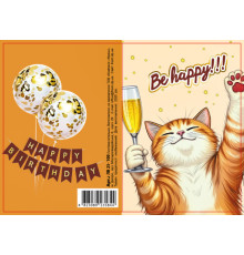 Felicitare cu plic, 70x100 mm, ЛВ 25-100 (10) (10/300)