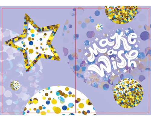 Felicitare cu plic, 70x100 mm, ЛВ 25-116 (10) (10/300)