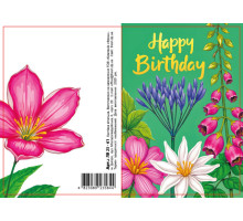 Felicitare cu plic, 70x100 mm, ЛВ 25-61 (10) (10/300)