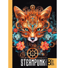 Раскраска A4, 16 стр, "STEAMPUNK FOX" 23370 (20)