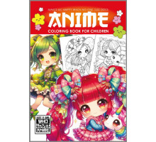 Раскраска A4, 16 стр, "ANIME" 25194 (20)