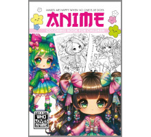 Раскраска A4, 16 стр, "ANIME" 25196 (20)