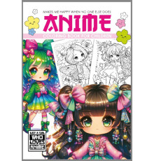 Раскраска A4, 16 стр, "ANIME" 25196 (20)