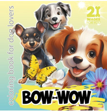 Раскраска 160х160 мм, 48 стр, "BOW-WOW" 23391 (10)