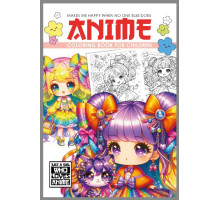 Раскраска A4, 16 стр, "ANIME" 25198 (20)