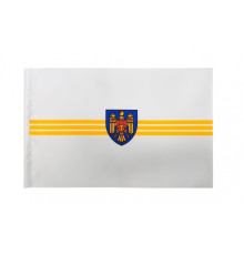 Drapel textil mic Orasul Chisinau 14x20cm, 110g/m2, poliester
