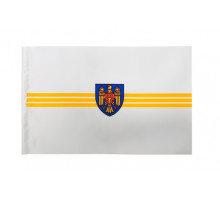 Drapel textil mic Orasul Chisinau 14x20cm, 110g/m2, poliester