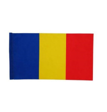 Флаг для подставки настольной Румынии 15х22,5 см, 160гр/м2, двойной атлас